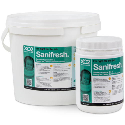 Sanifresh Sanitary/Nappy Bin Odour Control Granules XO2®